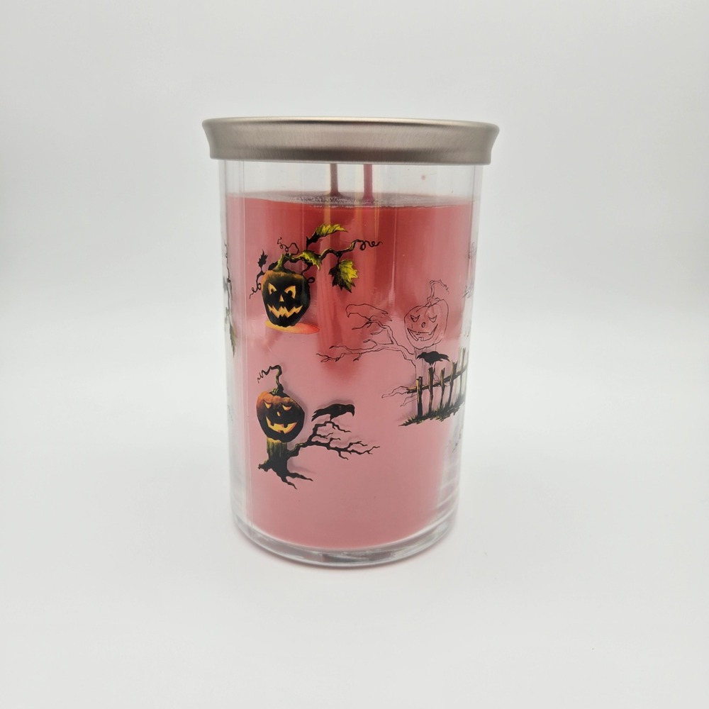 New Yankee Candle Blood Orange Pumpkin 20oz Jack-O-Lantern Halloween Spooky Goth - Picture 2 of 8